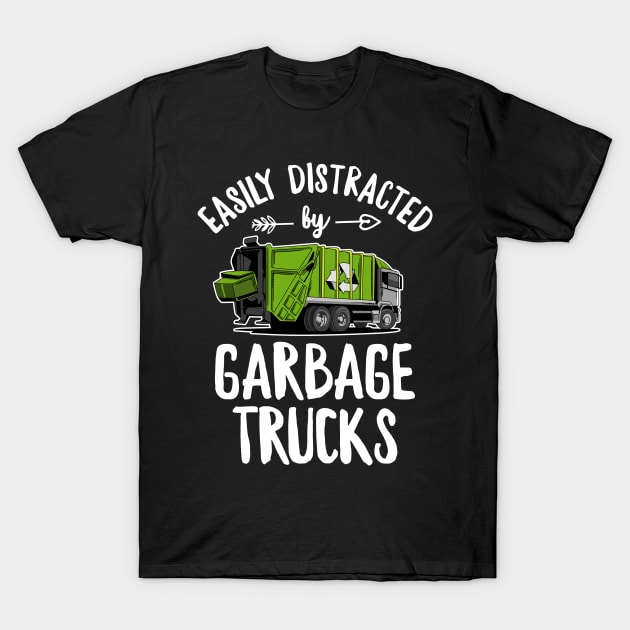 Garbage Day Design for a Garbage Truck Loving Boy or Girl T-Shirt by ErdnussbutterToast